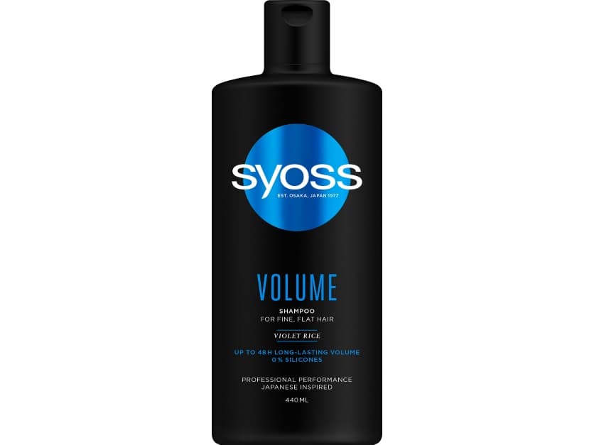 SYOSS VOLUME, Sjampo, Fint hår, 440 ml, Volumizing / forstørre, Flaske, 48 timer
