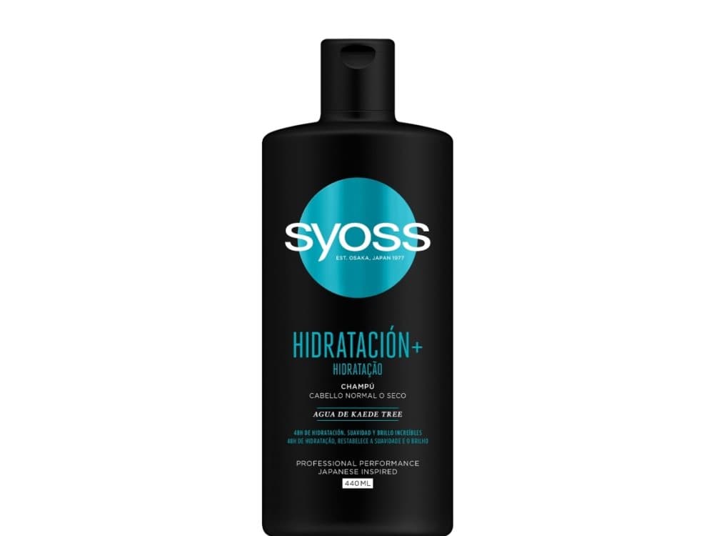 SYOSS 8410436371117, Sjampo, 440 ml, Fuktighets krem, Shine (lys), Mykgjører, 48 timer, 1 stykker