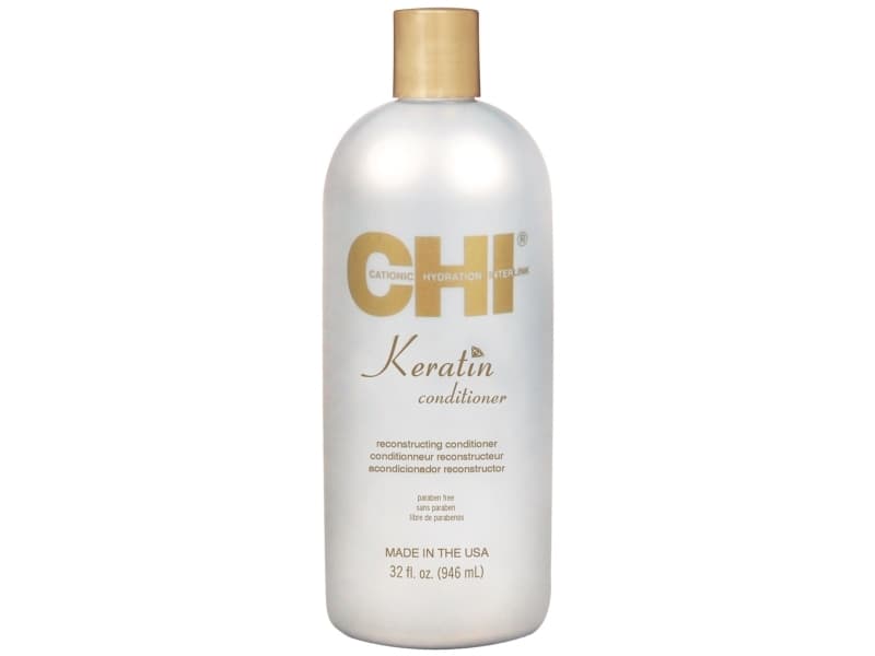 CHI Keratin Reconstructing, Women, 946 ml, Professionellt hårbalsam, Skadat hår, Torrt hår, Svart, Blond, Brun, Kastanj, Röd, Återfuktande, Mjukgöran