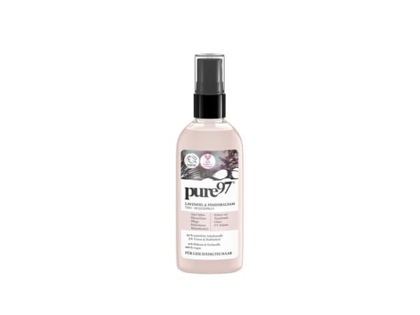 Pure97, Lavender & Pinien, Hair Leave-In Cream Treatment, For Hydration, 100 ml