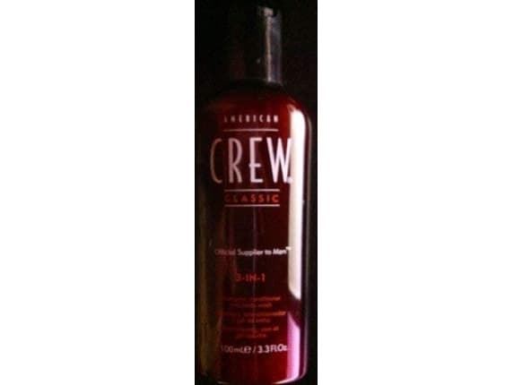 American Crew American Crew, Classic, Vegan, Hair Shampoo, Conditioner & Shower Gel 3-In-1, For Moisturizing, 100 ml For Men