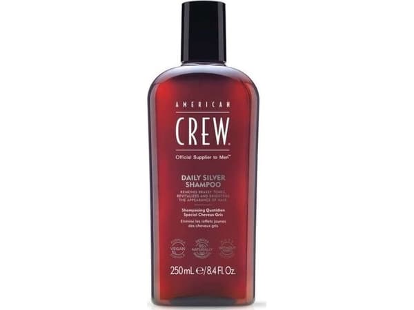 Sampon American Crew Daily Silver, Par grizonat/alb, 250ml