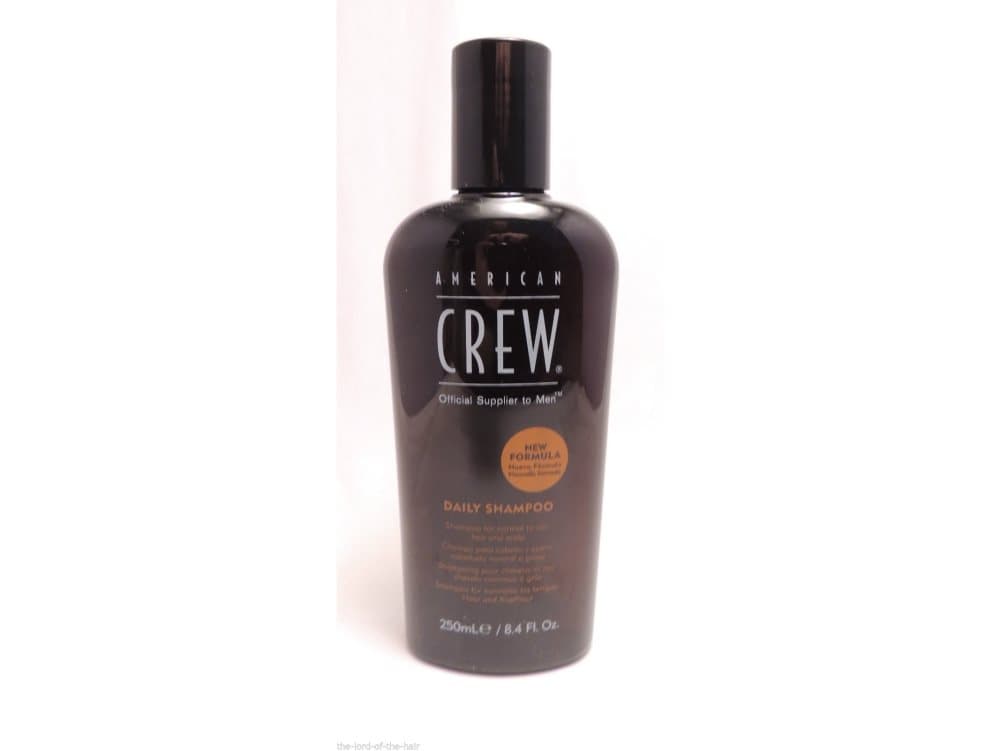 American Crew Daily Deep Moisturizing Shampoo, Menn, Sjampo, Normalt hår, Fett hår, 250 ml, Farge beskyttelse, Shine (lys), Flaske