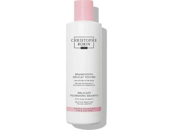 Christophe Robin Delicate Volumizing Shampoo With Rose Extracts päivittäinen tuuheuttava shampoo hienoille hiuksille 250ml