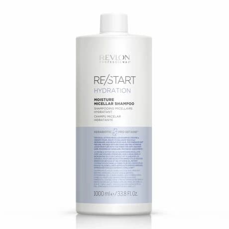 Revlon Professional Restart Hydration Moisture Micellar Shampoo 1000ml - Skadat & Behandlat