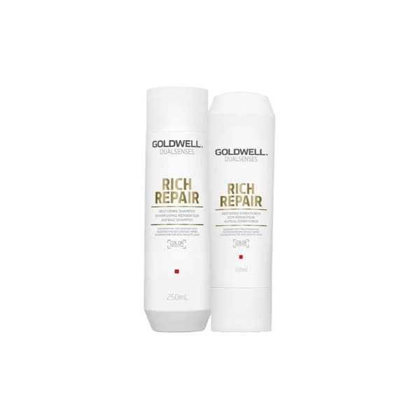 Goldwell Goldwell Dualsenses Rich Repair Restoring Shampoo + Conditioner Duo - Torrt & Frissigt