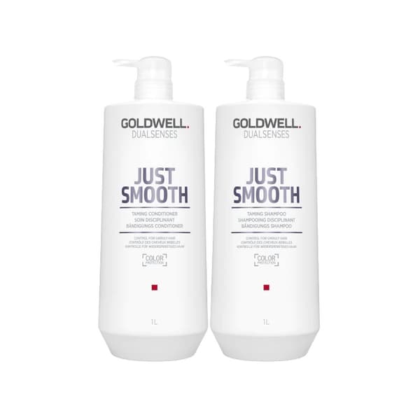 Goldwell Goldwell Dualsenses Just Smooth Taming Duo 1000ml - Torrt & Frissigt