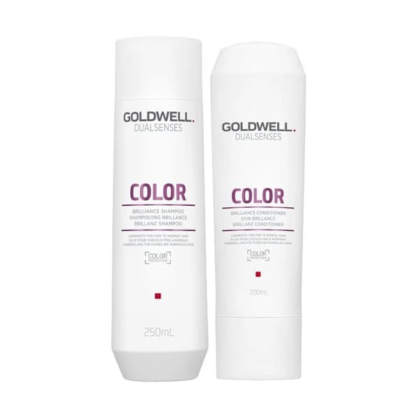 Goldwell Goldwell Dualsenses Color Brilliance Shampoo + Conditioner Duo - Normalt & Glansigt