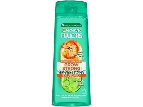 Garnier Fructis Grow Strong Orange styrkende sjampo for tynt hår utsatt for tap 400ml