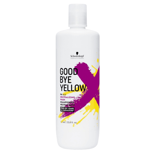Schwarzkopf Professional Goodbye Yellow Neutrailizing Wash 1000ml - Blont & Silver