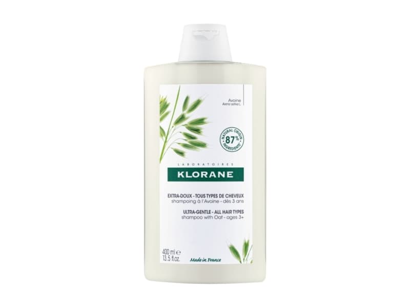 Klorane Shampoing à l''Avoine 400ml, Unisex, Profesjonell, Sjampo, Alle hårtyper, Alle farger, 400 ml