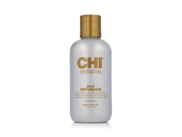 CHI Keratin Silk Infusion, Naisten, 177 ml, Kaikille hiuksille, Vaurioituneet hiukset, Kosteuttava, Suojaus, Korjaus, LG Shine, Pehmentävä, Vahvistav