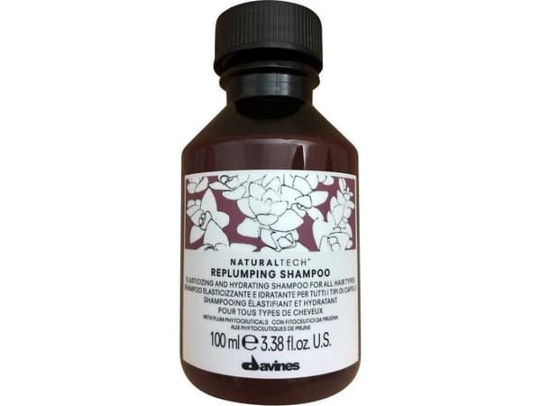 DAVINES_Naturaltech Replumping Shampoo skånsomt rensende sjampo uten sulfater 100ml