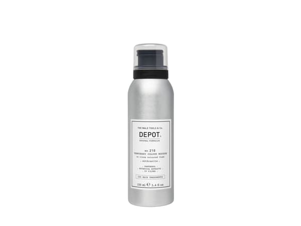 Milk Shake Depot, 200 Hair Treatments No. 210, Panthenol, Hair Colour Leave-In Mousse, Anthracite, 100 ml For Men