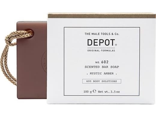 Trussardi Depot, 600 Body Solutions No. 602, Botanical Complex, Cleansing, Mystic Amber, Scented Soap Bar , 100 g For Men