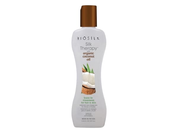 Hår- og hudbehandling Biosilk Silk Therapy Organisk kokosnøttolje Leave-in, 167ml