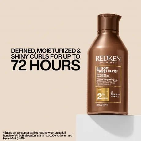 Redken Redken All Soft Mega Curls Shampoo 300ml - Lockigt & Permanentat