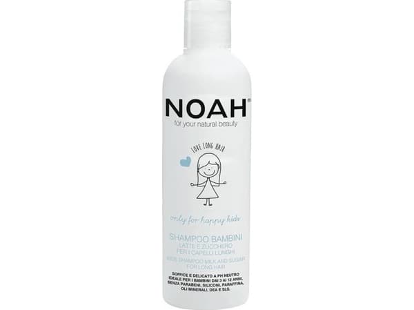 Noah Barnens hårschampo med mjölk och socker för långt hår Noah 250 ml