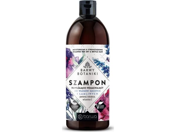 Barwa BARWA Barwy Botaniki Fuktighetsgivende og styrkende sjampo for tørt og sprøtt hår 480ml
