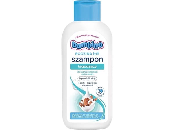 BAMBINO_Family rauhoittava shampoo kuivalle ja herkälle päänahalle 400ml