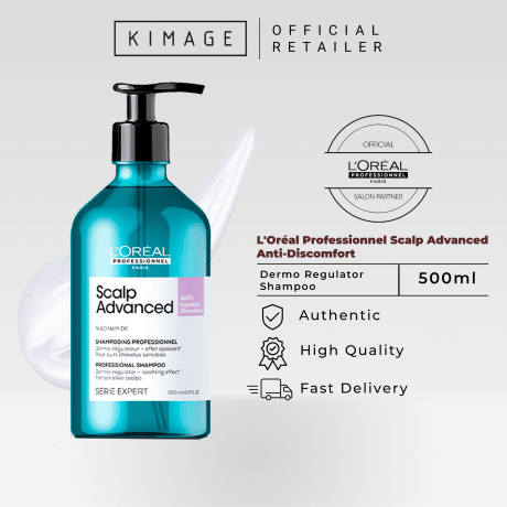 L'Oréal Professionnel Scalp Advanced Anti-Discomfort Dermo-Regulator Shampoo 500ml - Håravfall & Känsligt