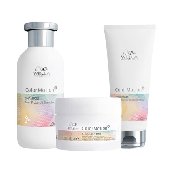 Wella Color Motion Shampoo 250ml + Conditioner 200m + Mask 150ml - Färgat