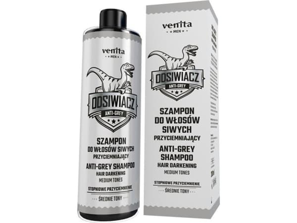 Venita VENITA Men Darkening shampoo for grått hår - medium toner 200ml