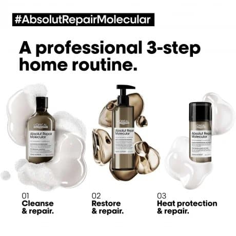 L´Oreal Professionnel Absolut Repair Molecular Shampoo 300ml - Skadat & Behandlat