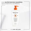 Miniatyrbild 3 av 4: Kérastase Nutritive Bain Riche Shampoo 500ml - Torrt & Frissigt
