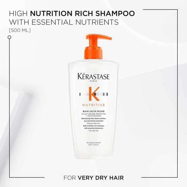 Kérastase Nutritive Bain Riche Shampoo 500ml - Torrt & Frissigt