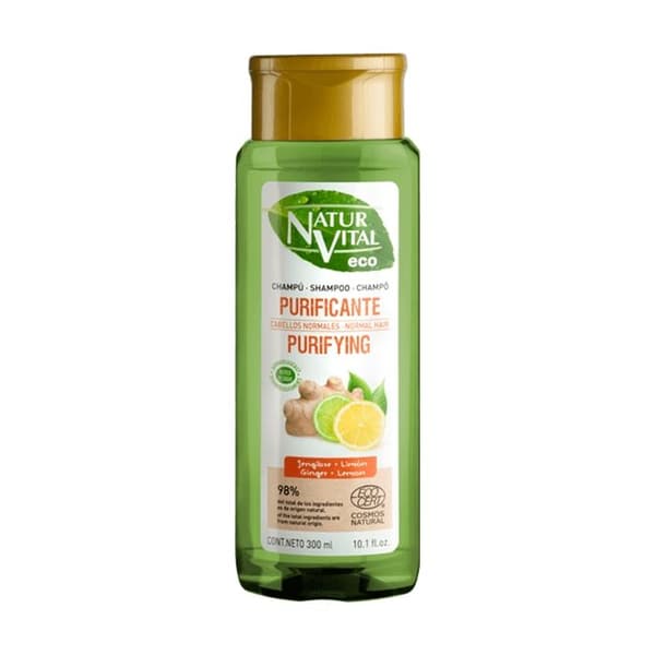 NATURVITAL - Ingefära och citronrenande schampo 300 ml