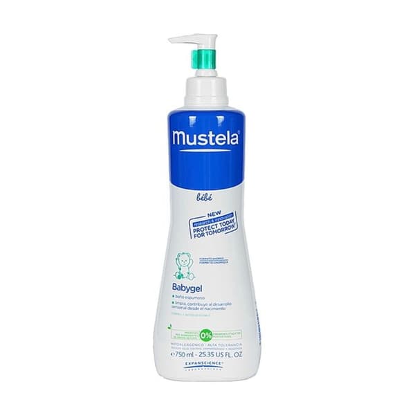 Bubbelbad - MUSTELA - Mustela Babygel Badskum Väckning - 750ml - Hypoallergenisk - Både för pojkar och flickor