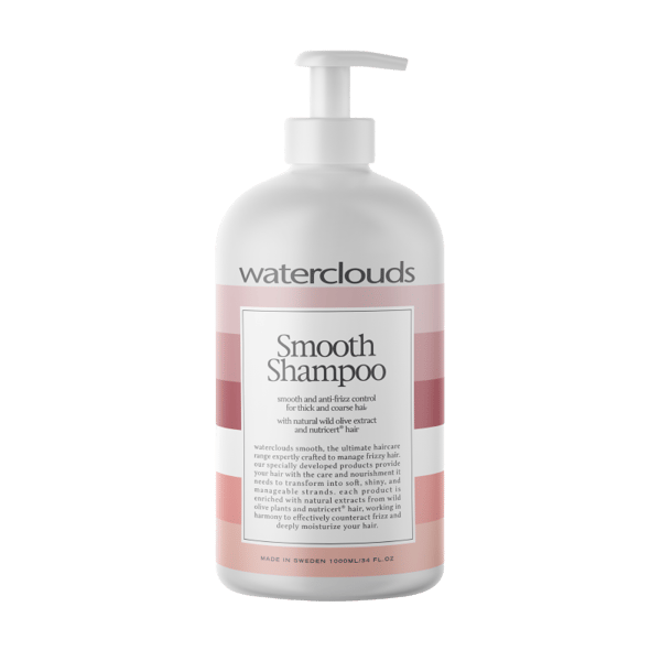 Waterclouds Smooth Shampoo 1000ml - Torrt & Frissigt
