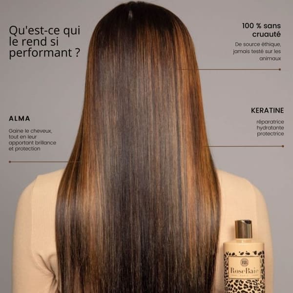 Keratin X Amla Roseberry Schampo 500ml