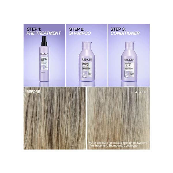 Redken Blondage High Bright Shampoo 300ml - Färgat