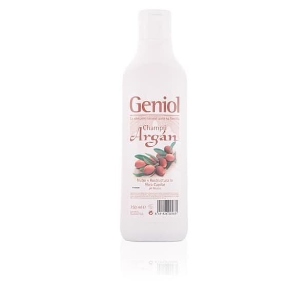 Geniol. Argan schampo. återfuktande och närande schampo med arganolja. Arganolja ger dig rik vitamin