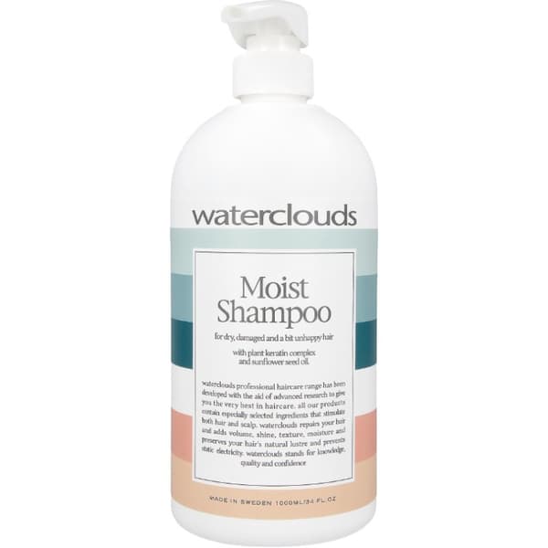 Waterclouds Moist Shampoo 1000ml - Skadat & Behandlat