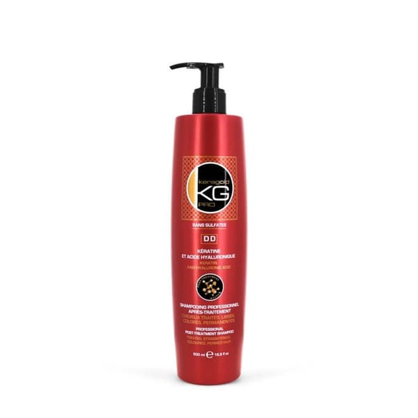 SULFATFRITT schampo med KERATIN &amp; HYALURONSYRA - KERAGOLD Pro - DD keratin - 500ml