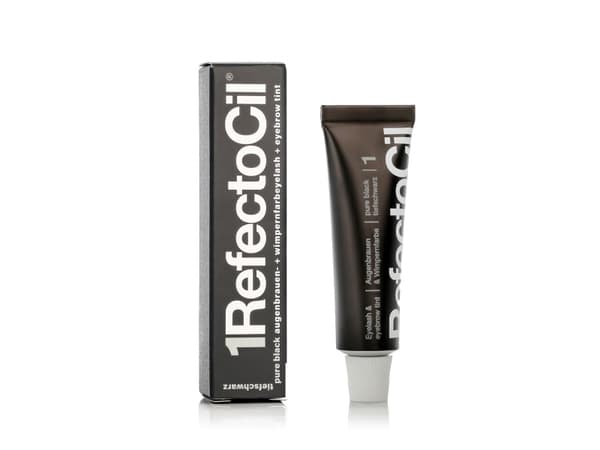 REFECTOCIL_Eyelash And Eyebrow Tint henna for eyebrows and eyelashes 1 Pure Black 15ml