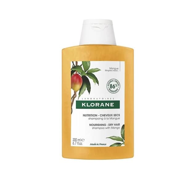 Hair-Klorane Nourishing Mango Shampoo - Torrt hår 200ml