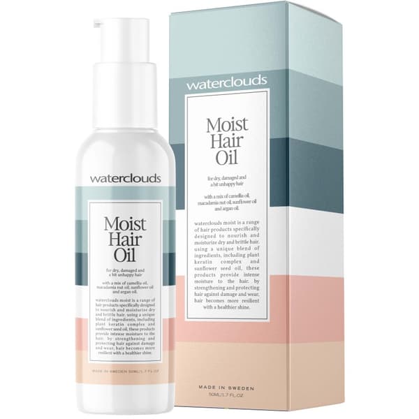 Waterclouds Moist Hair Oil 50 ml - Torrt & Frissigt