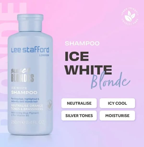 Lee Stafford Lee Stafford Bleach Blondes Ice White Toning Shampoo