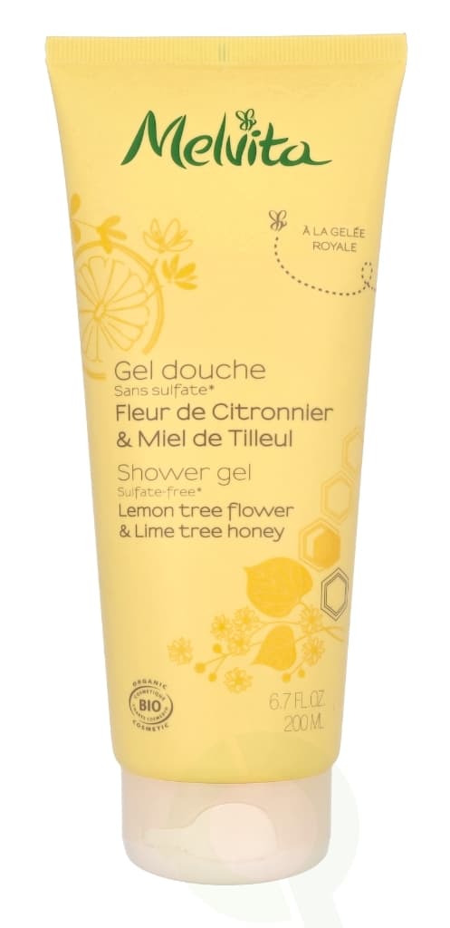 Melvita Shower Gel 200 ml Lemon Tree Flower & Lime Tree Honey