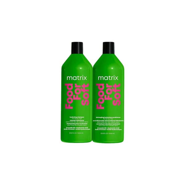 Matrix Food For Soft Hydrating 1000ml Duo - Fett & Djuprengörande