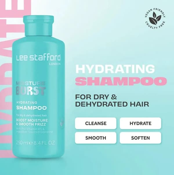 Lee Stafford Moisture Burst Hydrating Shampoo - 250ml