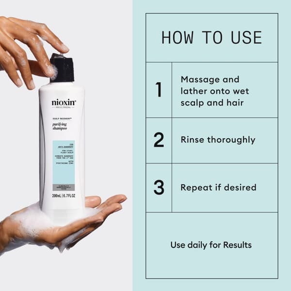 Nioxin Scalp Recovery™ Shampoo 200 ml - Fett & Djuprengörande