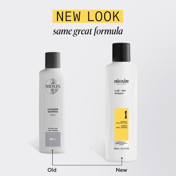Nioxin System 1 Shampoo for Thinning Hair 300 ml - Fint & Volym