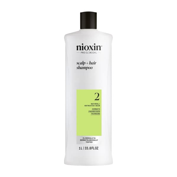 Nioxin System 2 Shampoo for Thinning Hair 1000 ml - Fint & Volym
