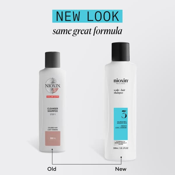 Nioxin System 3 Shampoo for Colored Thinning Hair 300 ml - Färgat