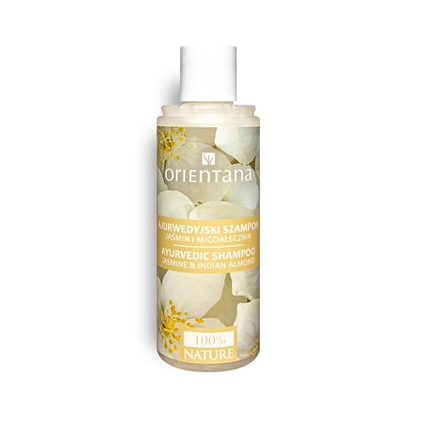 Orientana Ayurvedic Jasmine & Almond Hair Shampoo 210 ml – Ayurvedic hiusshampoo jasmiinilla ja mantelilla